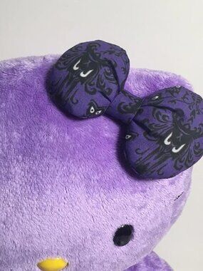 Build a Bear Hello Kitty Replacement Bow in Haunted Manion Wallpaper Print